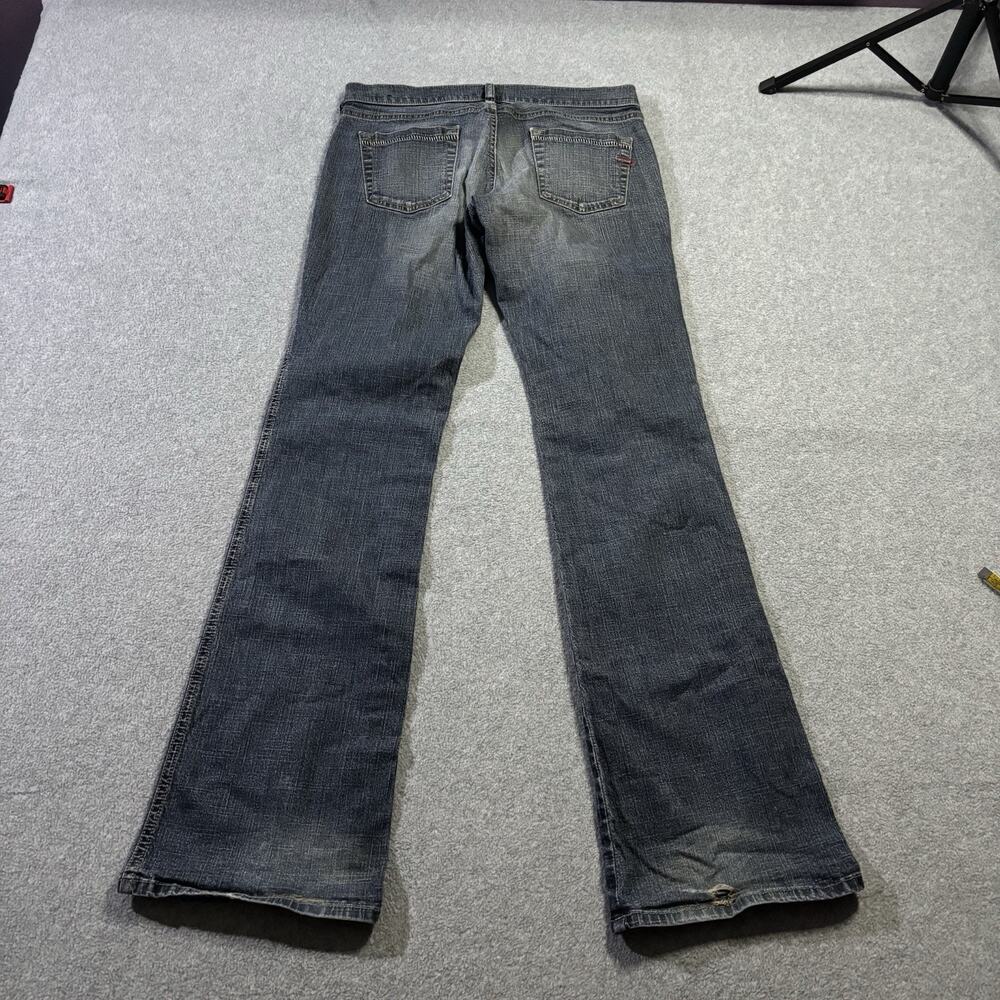 Vtg Y2K Diesel Rame Bootcut Jeans 30.5x33 Faded Gray Distressed Low Rise Tag 31 View 3